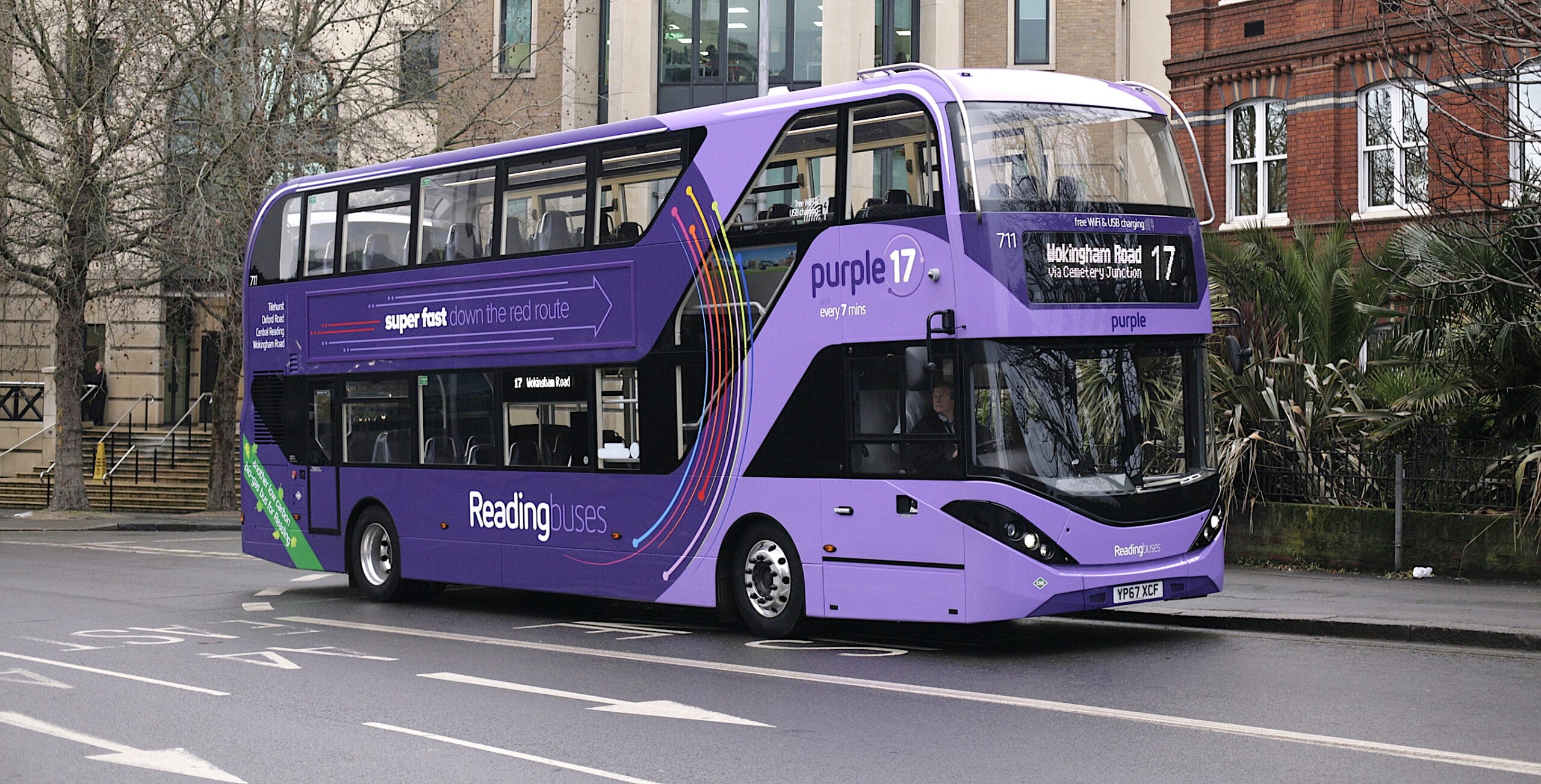 Purple Reading Bus