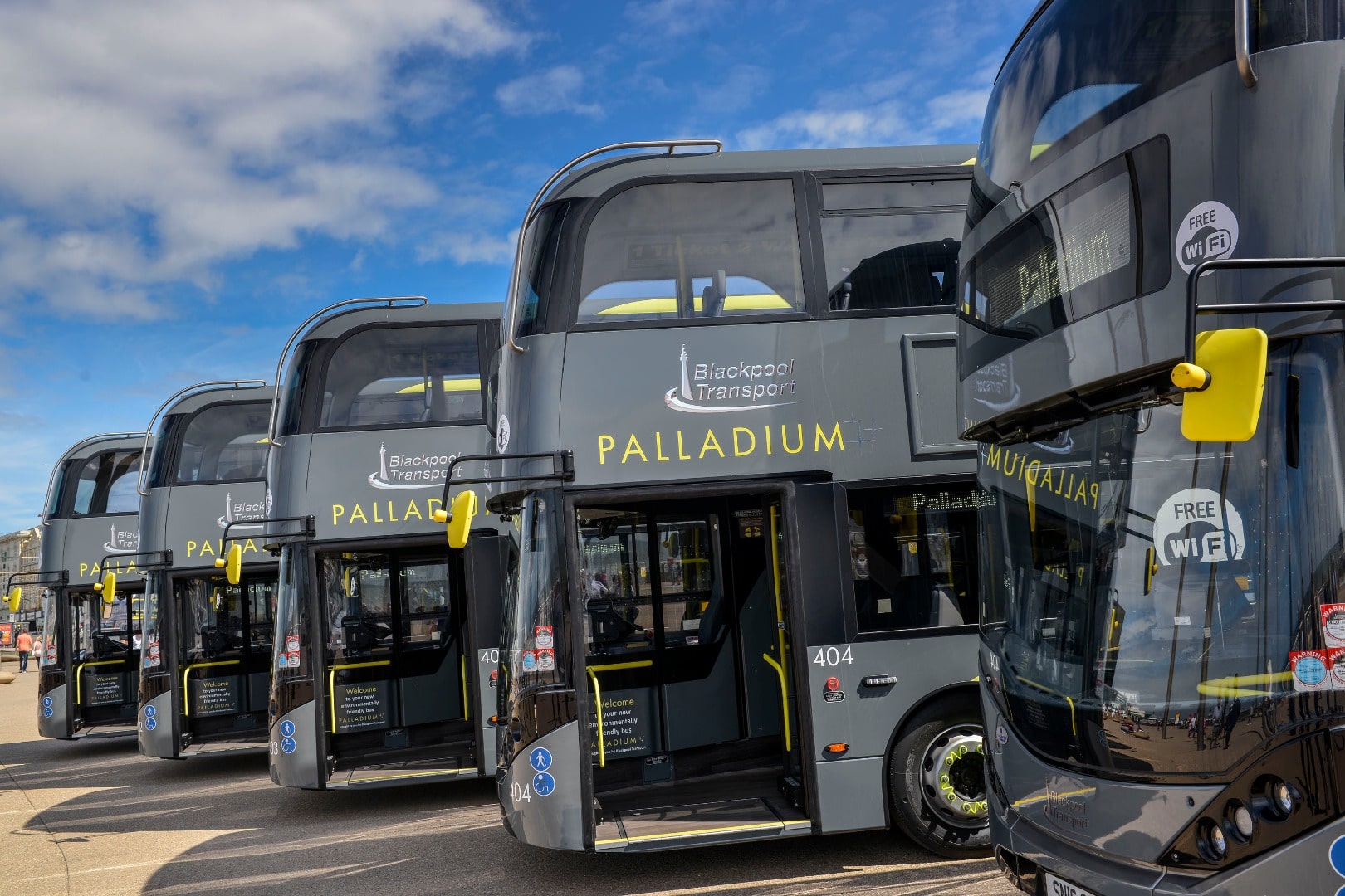 Blackpool Transport's new Palladium buses