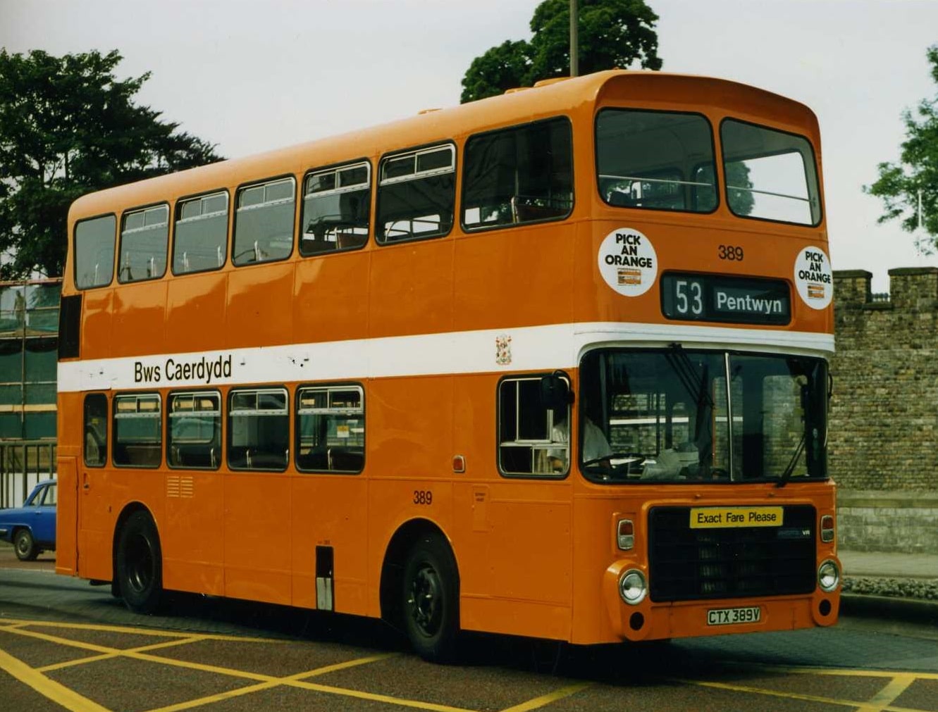 Vintage Cardiff Bus