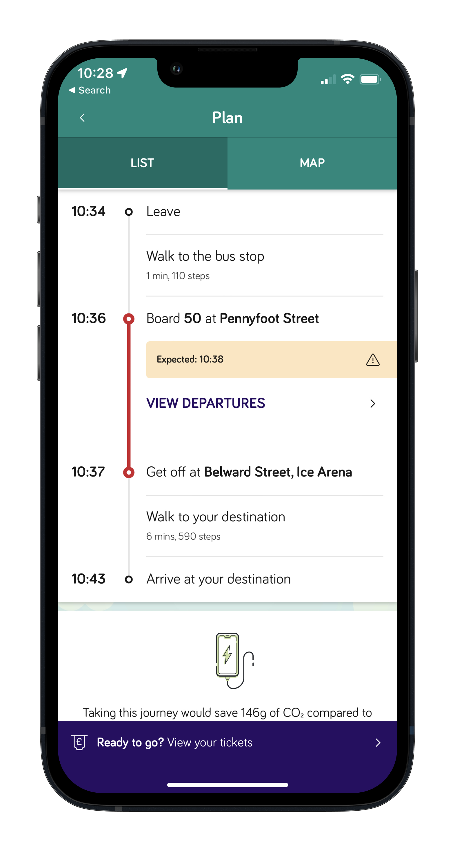 journey planning app