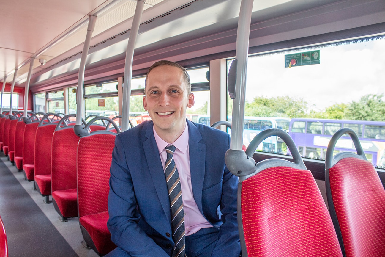 Luke Marion, Managing Director at Oxford Bus Company